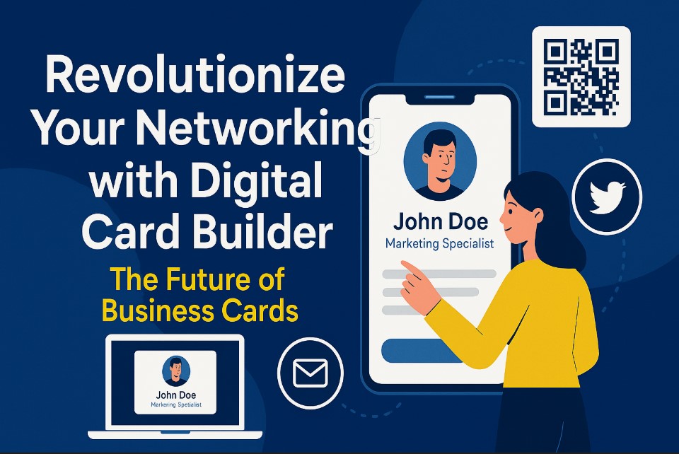 Revolutionize Your Networking with Digital Card Builder: The Future of Business Cards